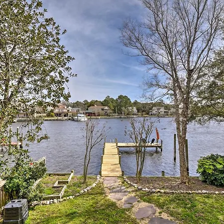 High-End Canalfront Paradise With Dock And Kayaks! Kill Devil Hills Exterior photo